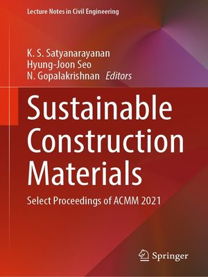 cover image of Sustainable Construction Materials